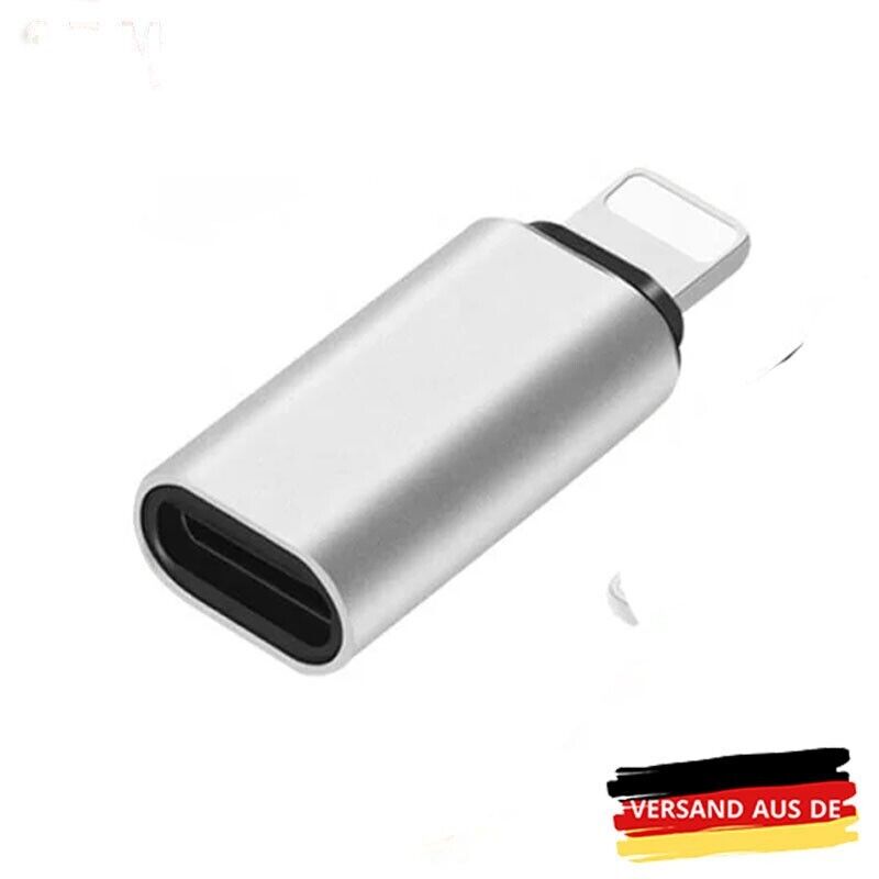 IOS auf USB C Buchse Stecker Adapter für iPhone iPad Laden und Datentransfer AY