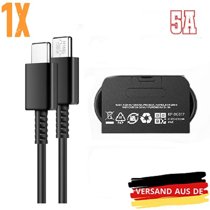 ladekabel USB C zu USB C Schnellladefunktion Typc Datenkabel für Samsung Huawei