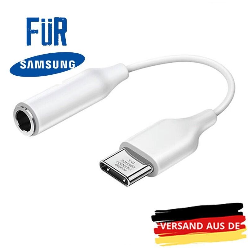 USB Typ C auf zu Aux 3,5mm Klinke Kopfhörer Audio Adapter für Handy Samsung