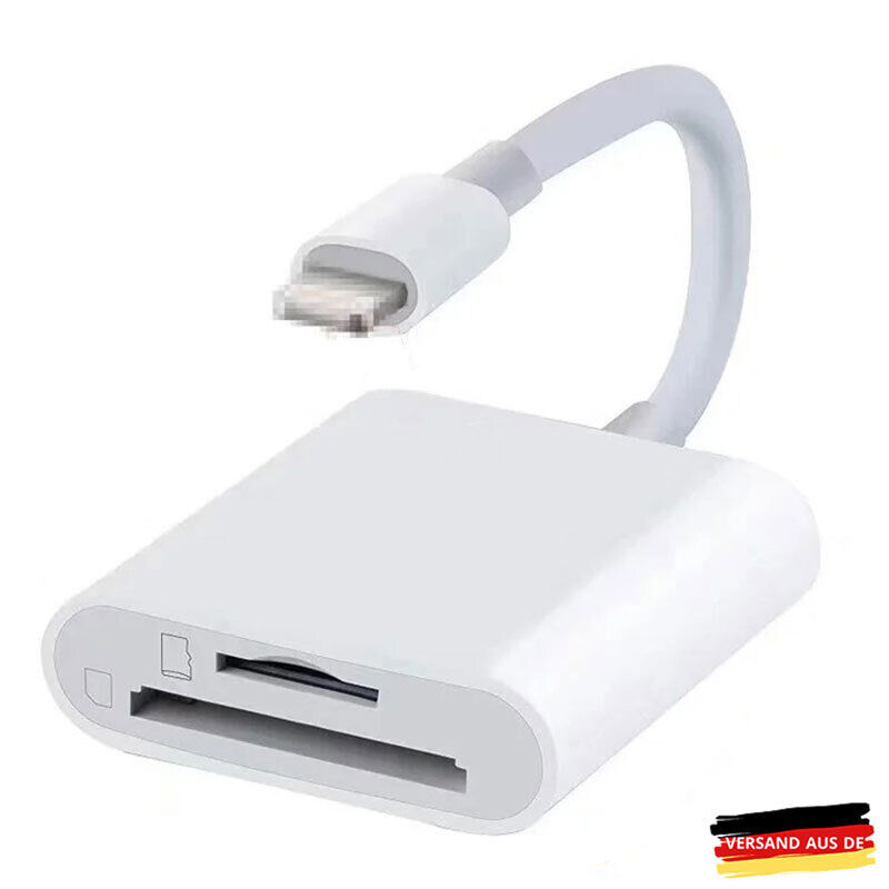 Kartenleser Adapter für IPhone TF/SD 2.0 Speicherkarte Karte